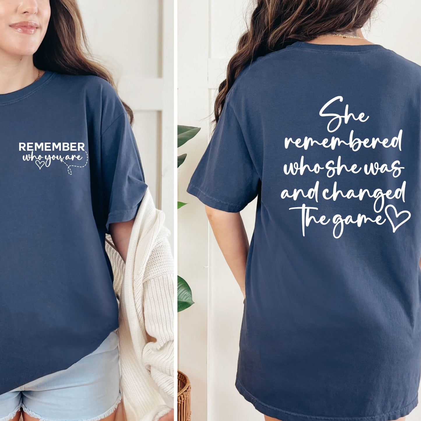 “She Remembered Who She Was & Changed the Game” T-Shirt / Crewneck