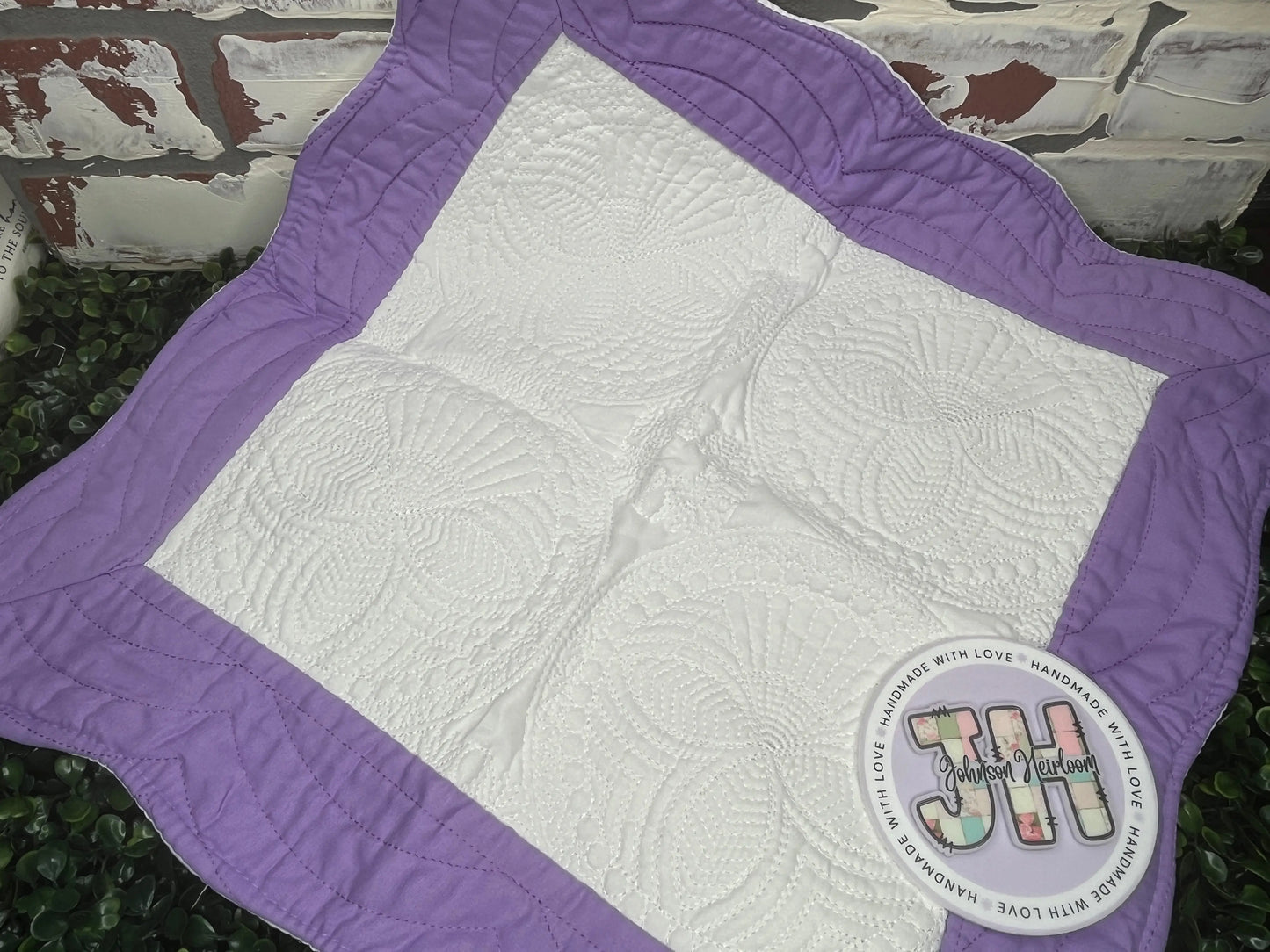 Birth Announcement Embroidered Nursery Pillow Case Johnson Heirloom