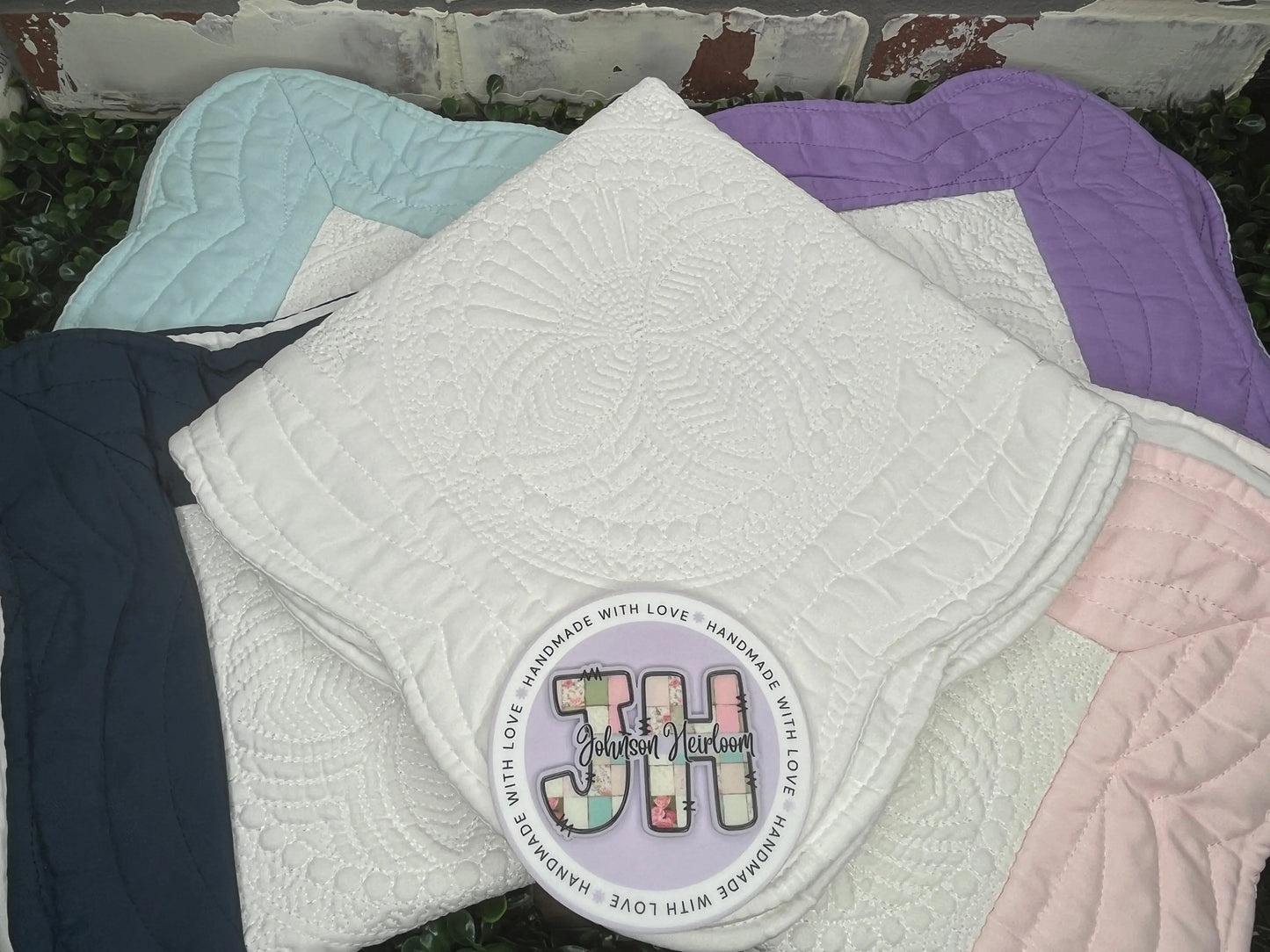 Birth Announcement Embroidered Nursery Pillow Case Johnson Heirloom