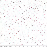 PIN DOT RED FABRIC (QUARTER YARD increments)