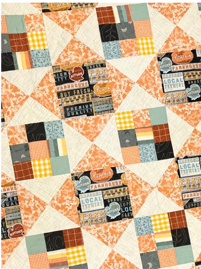 Fairfax Quilt | Handmade Patchwork Quilt | Available in Crib, Throw, Queen, and King Sizes