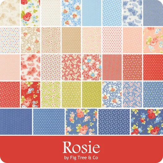 Rosie Fig Tree & Co. for Moda Fabrics Charm Pack 42-5” squares