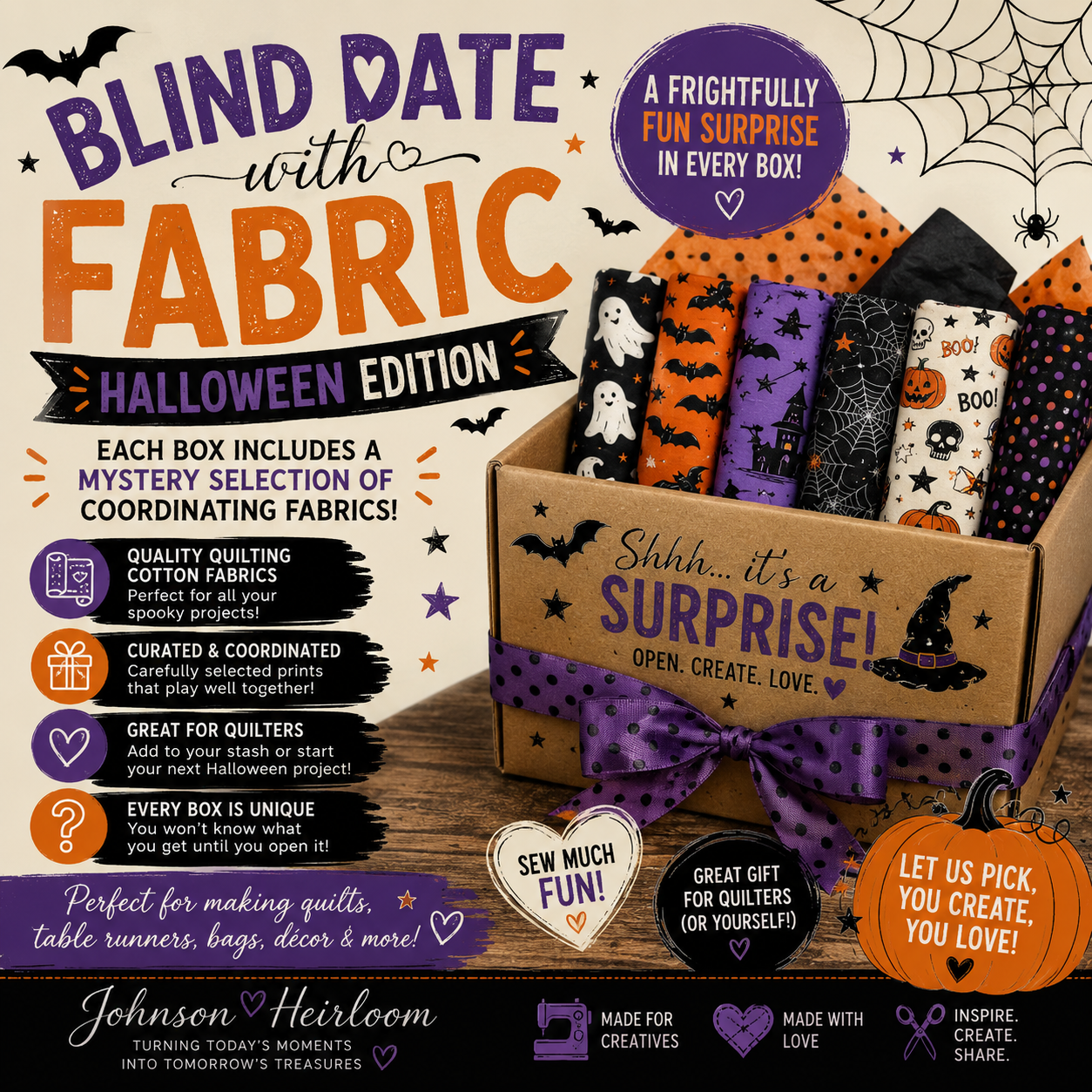 🎃 Blind Date with Fabric — Halloween Edition 👻
