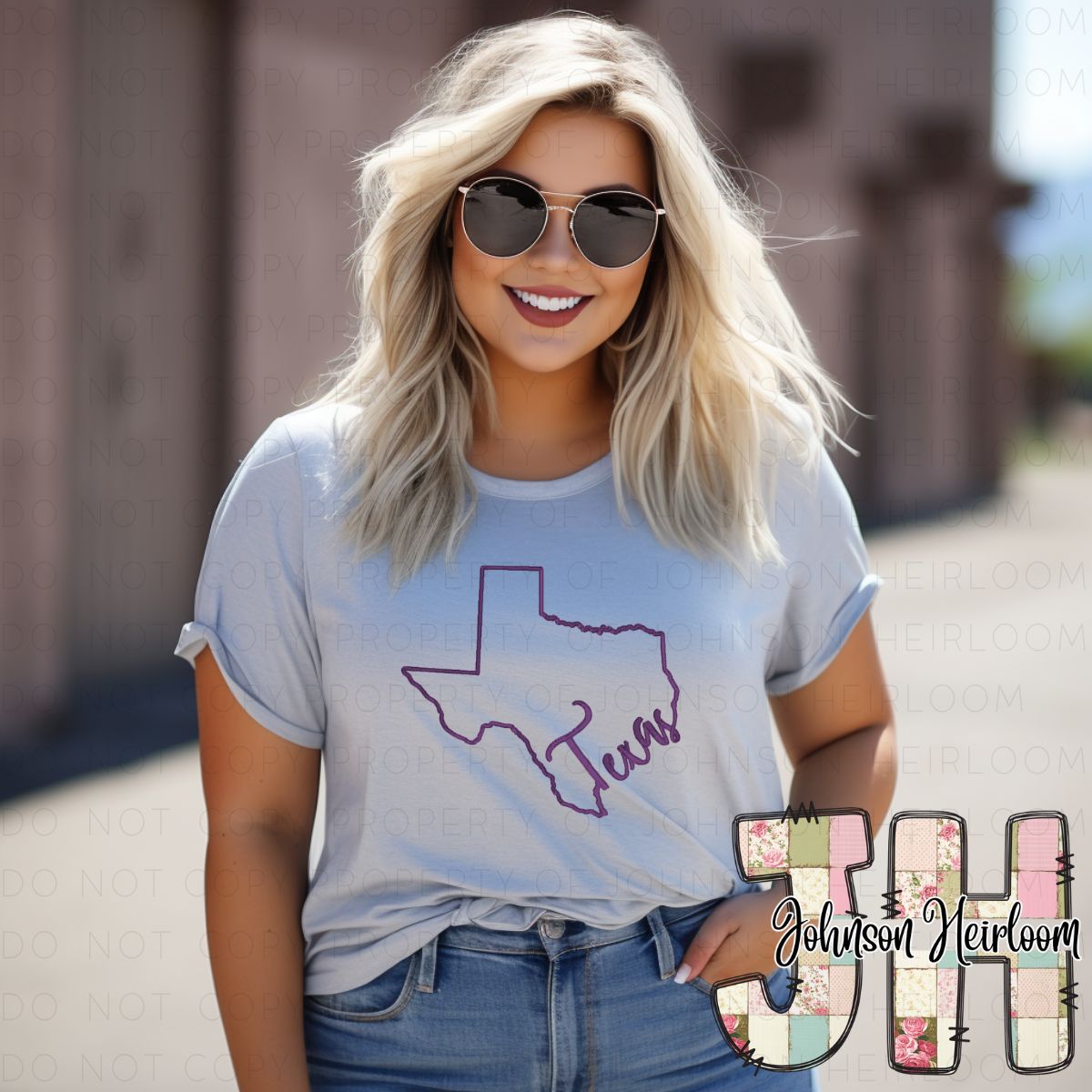 Custom State embroidered T-Shirt/Crewneck