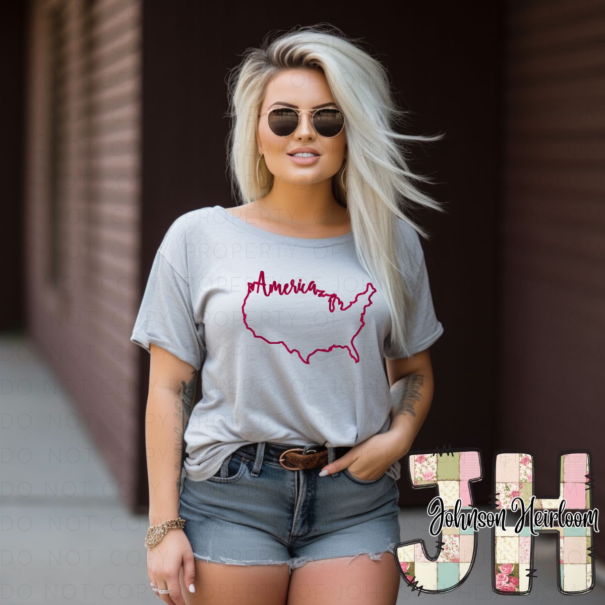 Custom State embroidered T-Shirt/Crewneck