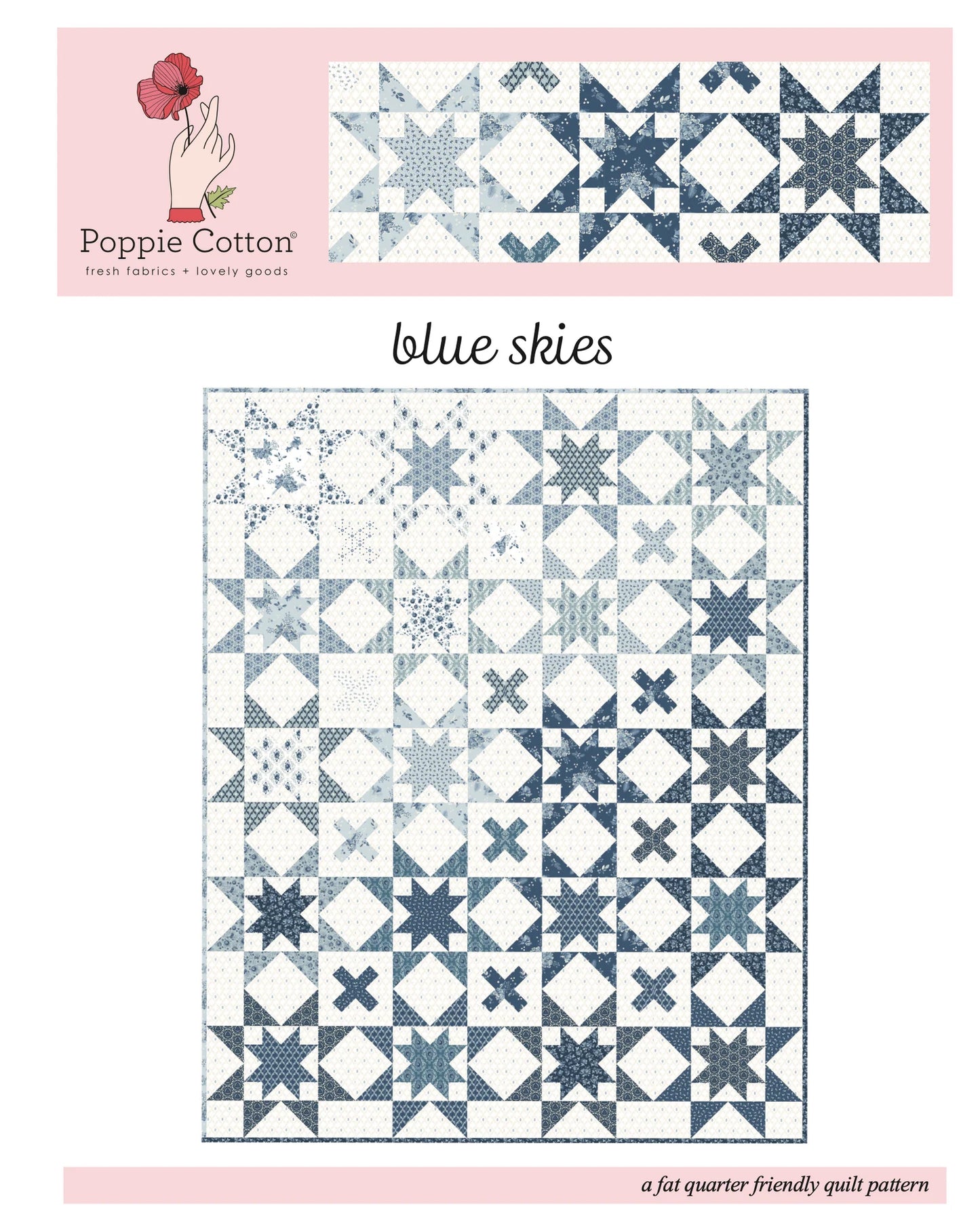 Blue Skies Pattern Quilt Pattern