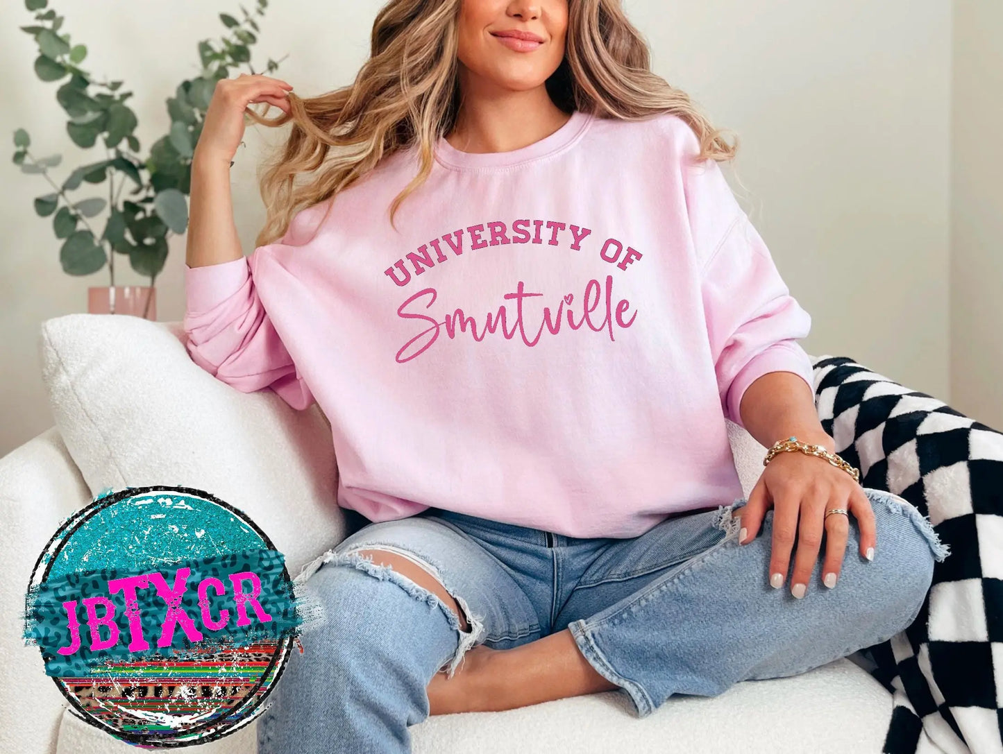 University of Smutville Screen Printed T-Shirt/Crewneck