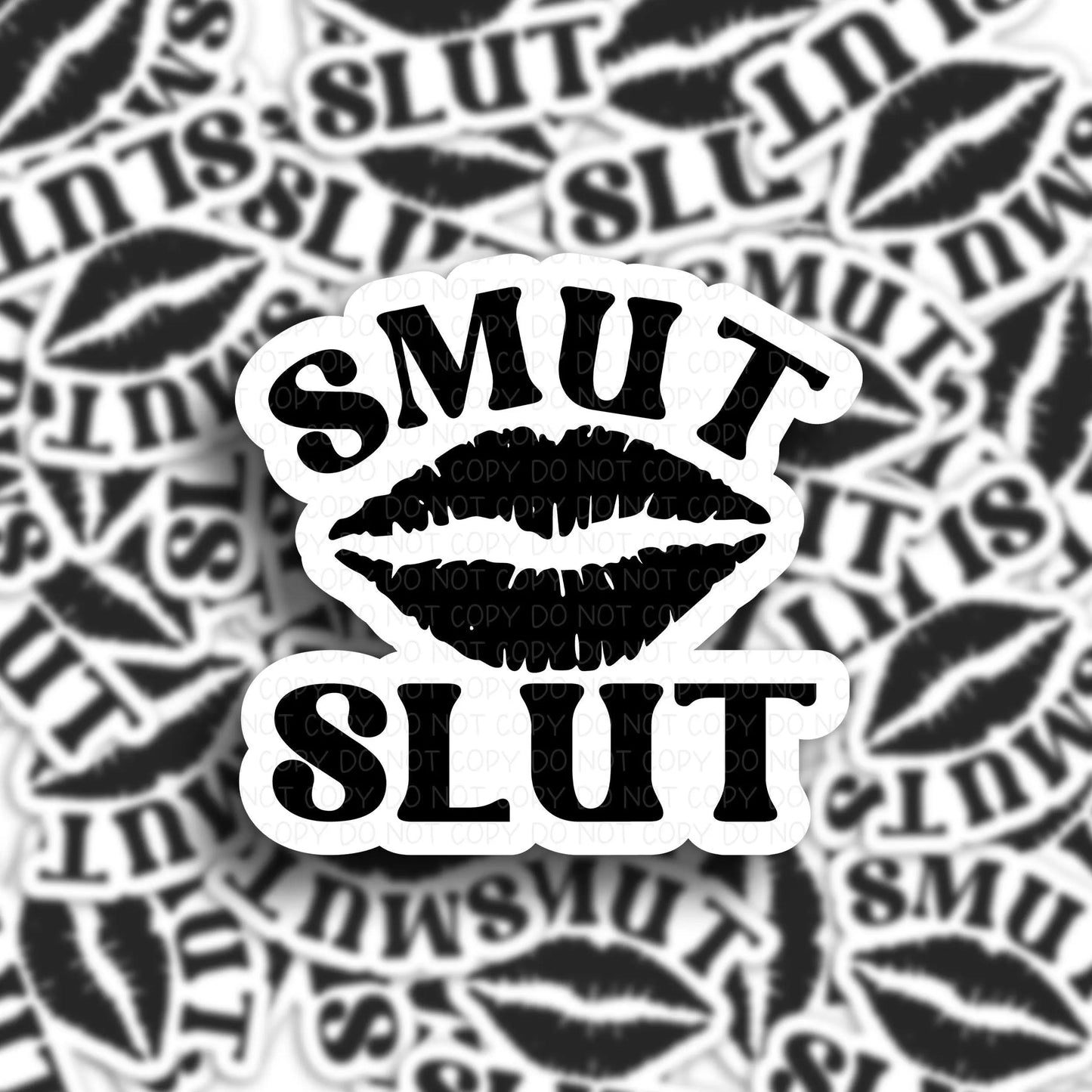Smut Slut waterproof sticker