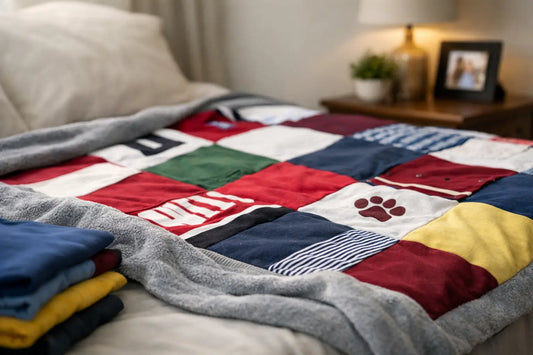 How a School Shirts Memory Blanket Helps