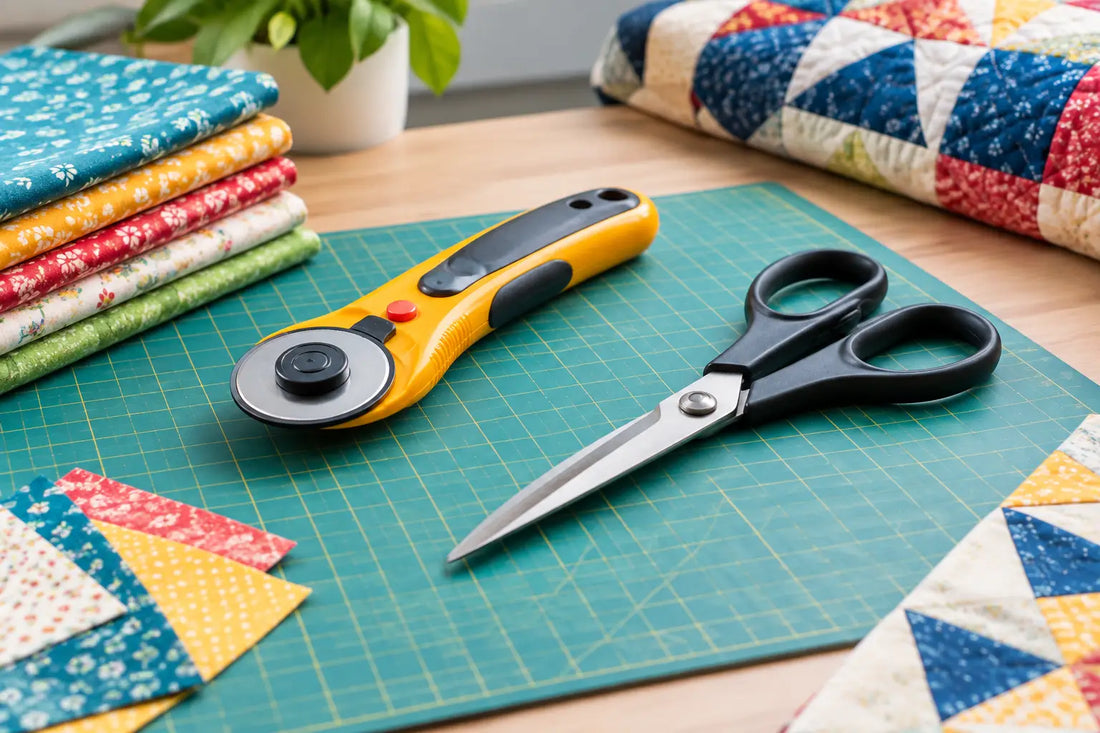 Rotary Cutters Versus Scissors for Quilting