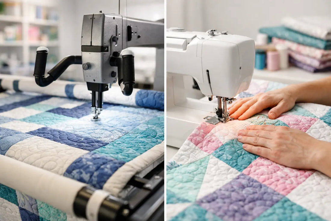 Longarm Quilting vs Domestic Machine