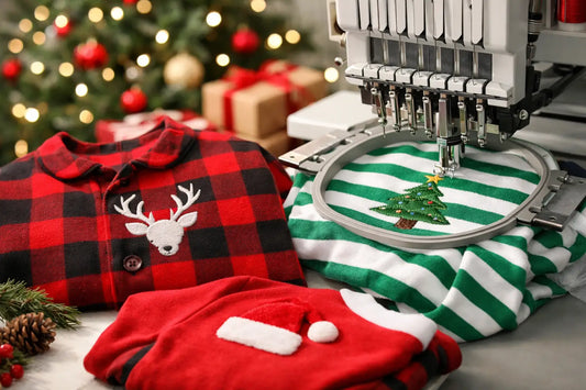 Personalized Christmas Pajama Embroidery Ideas
