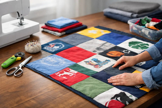 How to Make a Tee Shirt Memory Quilt
