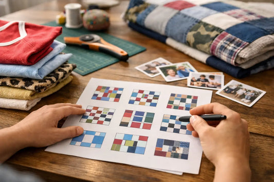 How to Choose Memory Quilt Layout