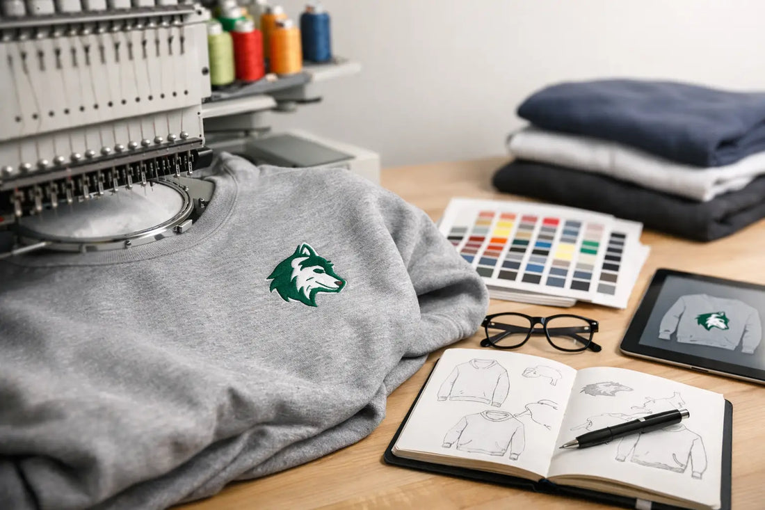 How to Order Custom Embroidered Sweatshirts