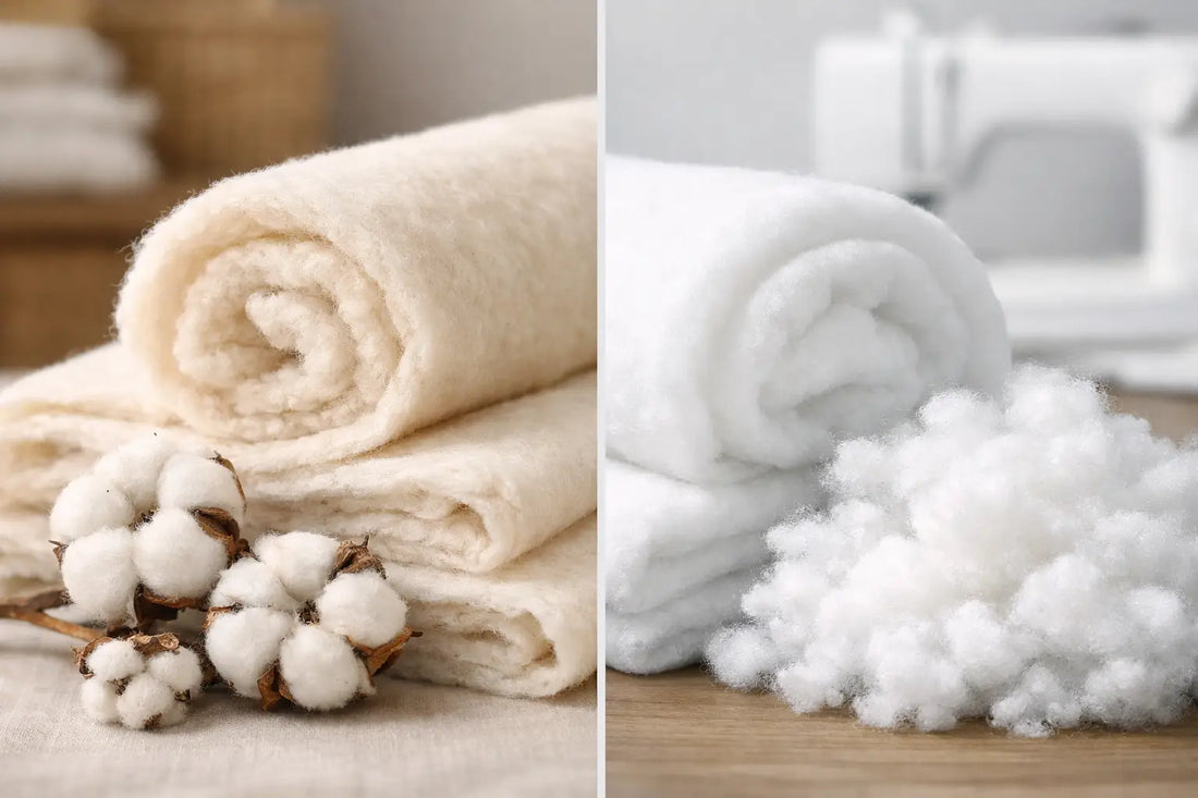 Cotton Batting vs Polyester Batting