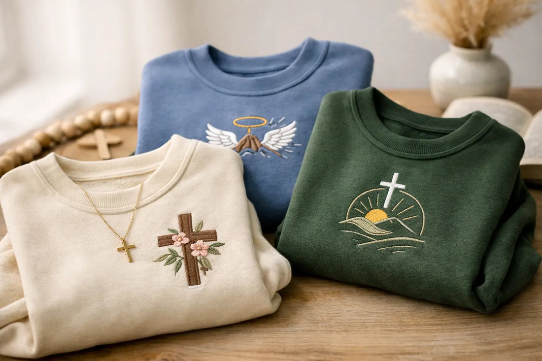 Christian Embroidered Sweatshirts to Treasure