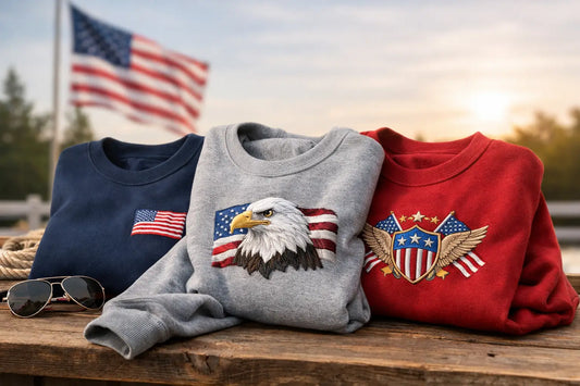 Best Patriotic Embroidered Sweatshirts for You