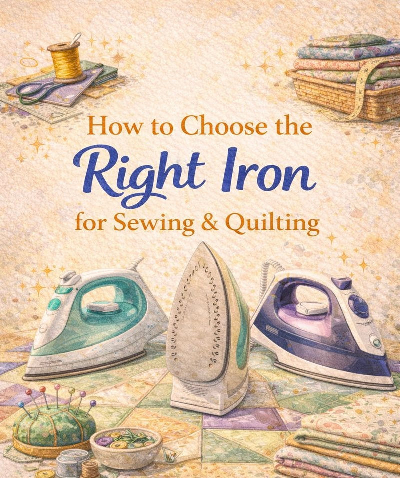 How to Choose the Right Iron for Sewing and Quilting