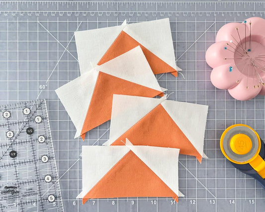 Flying Geese Quilt Block Tutorial