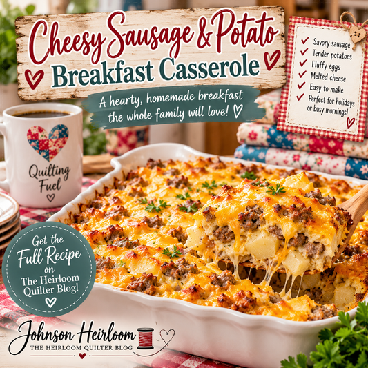 Cheesy Sausage & Potato Breakfast Casserole | Easy Breakfast Recipe