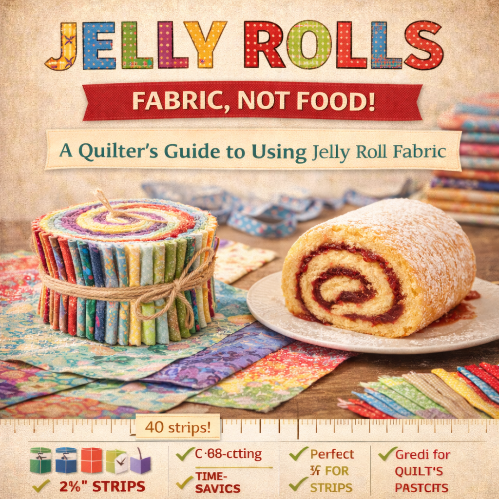 Jelly Rolls: Fabric, Not Food! A Quilter’s Guide to Using Jelly Roll Fabric