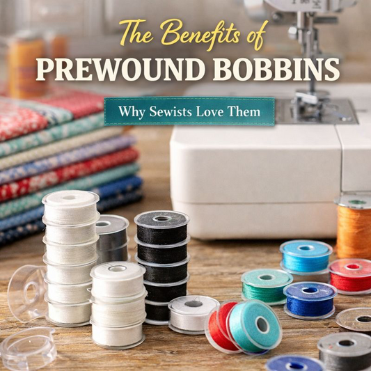 The Benefits of Prewound Bobbins: Why Sewists Love Them