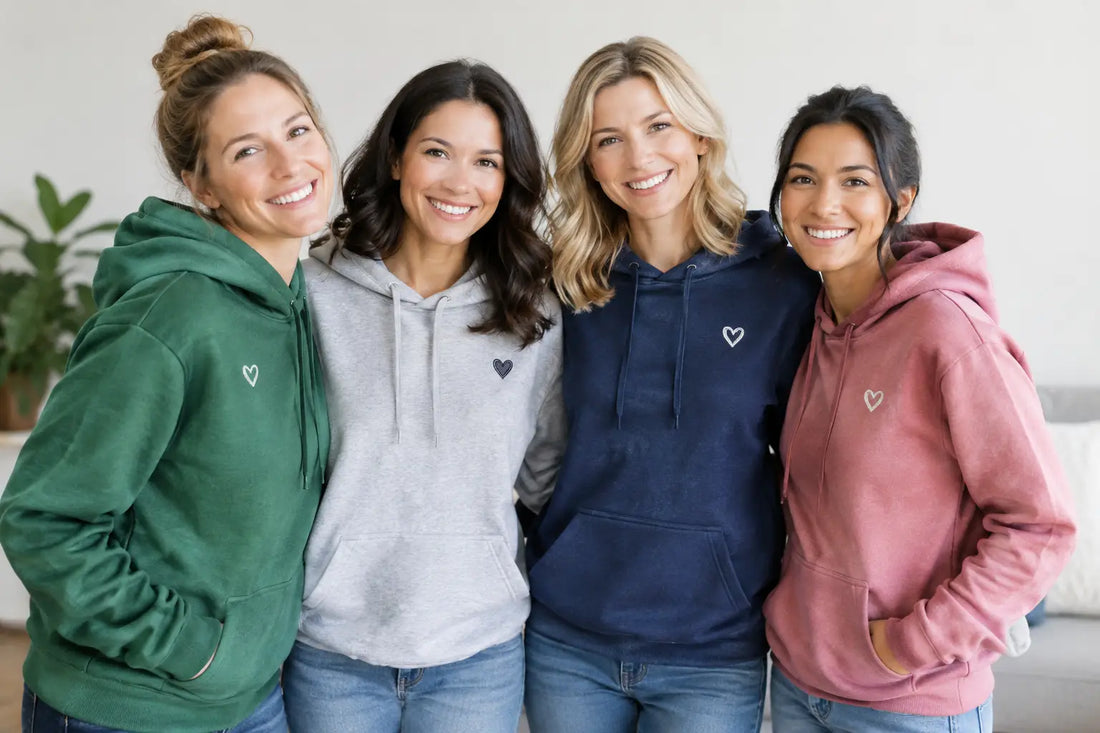 Embroidered Team Hoodies for Moms That Last