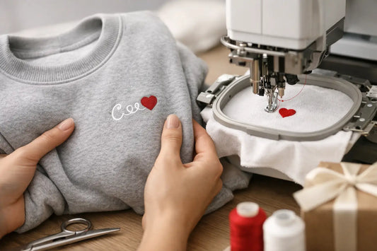 How to Personalize Gift Sweatshirts With Heart
