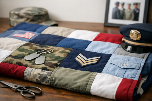 How a Memory Quilt From Uniforms Preserves Life