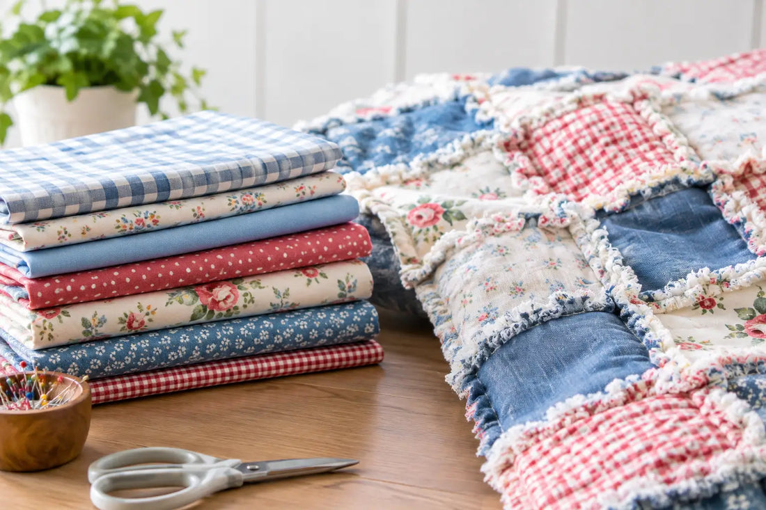 Best Fabrics for Rag Quilts That Fray Beautifully