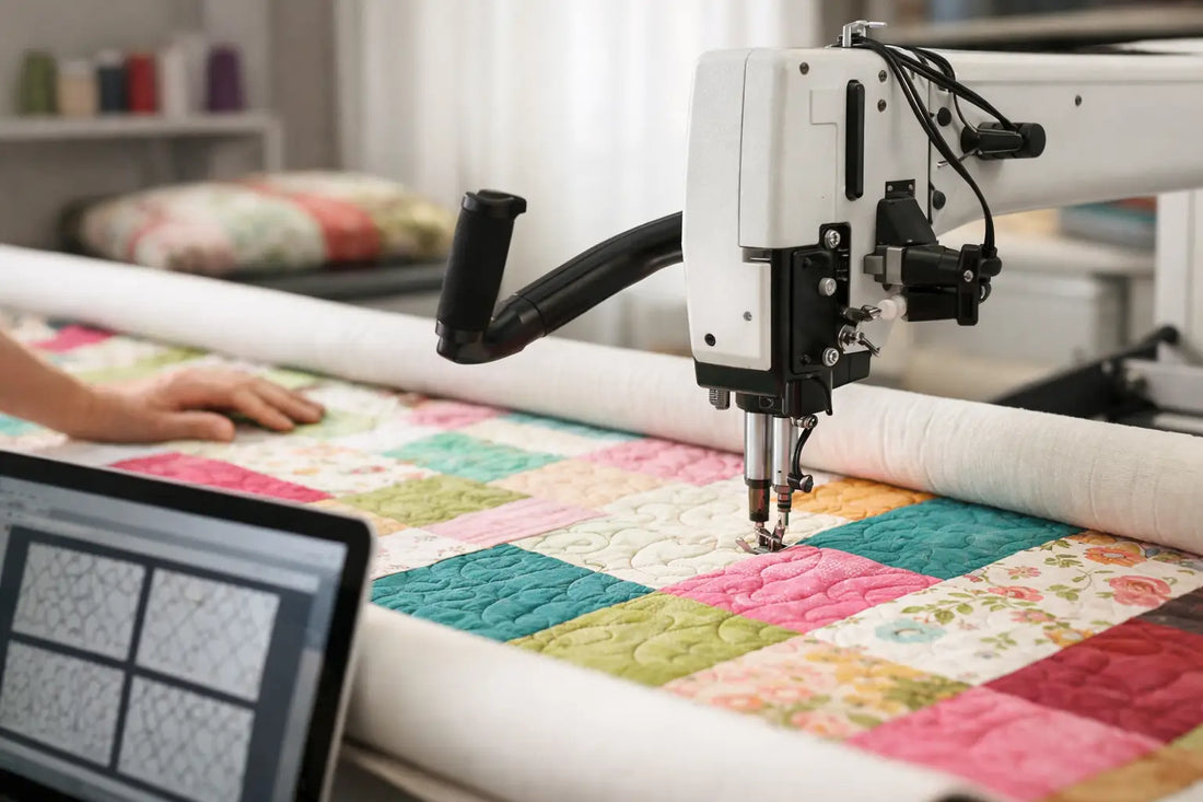 How longarm quilting services online work