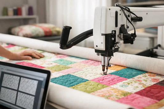 How longarm quilting services online work