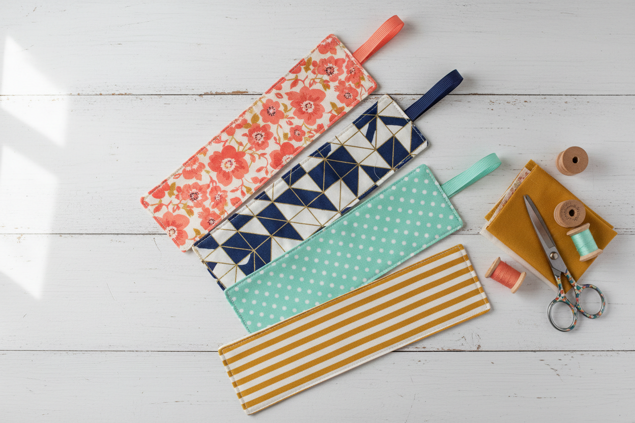 Fabric Bookmarks Tutorial: A Beginner-Friendly Sewing Project – Johnson ...