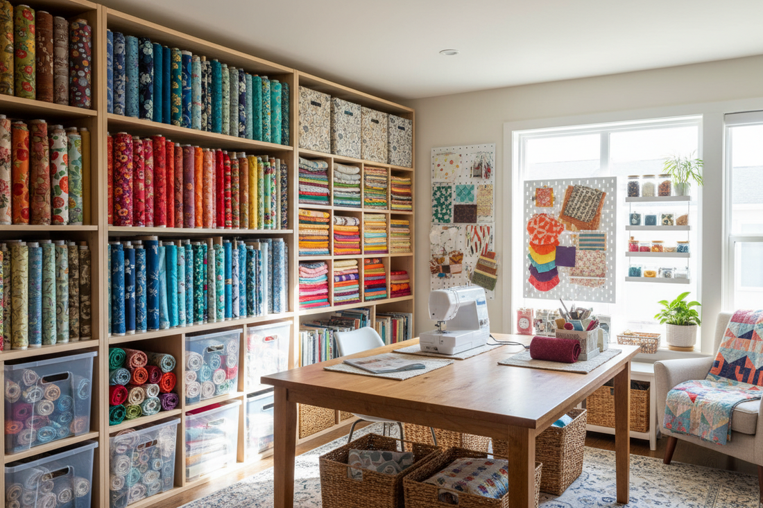 Fabric Storage Ideas: Keep Your Sewing Space Organized and Inspiring