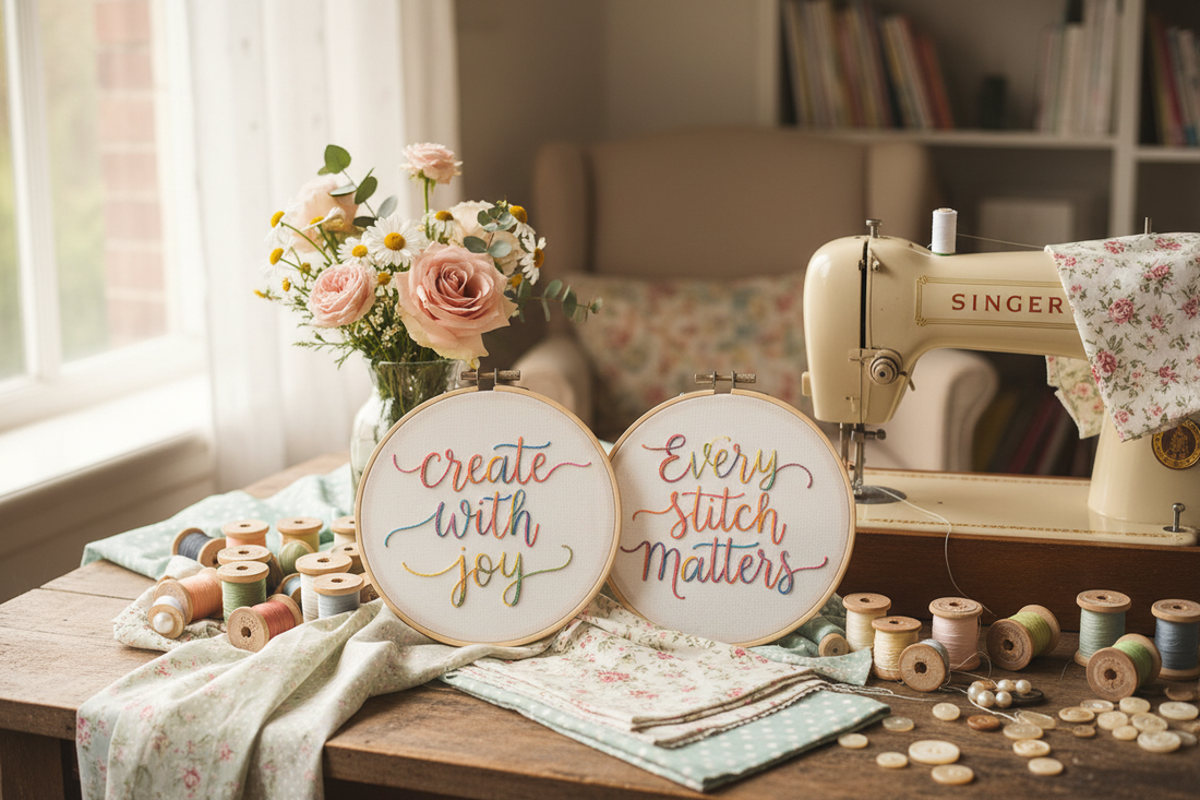 Sewing Affirmation of the Day: Stitching Positivity Into Your Creative Practice