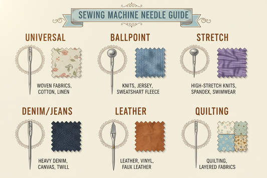 Sewing Machine Needles Explained: What to Use and Why It Matters