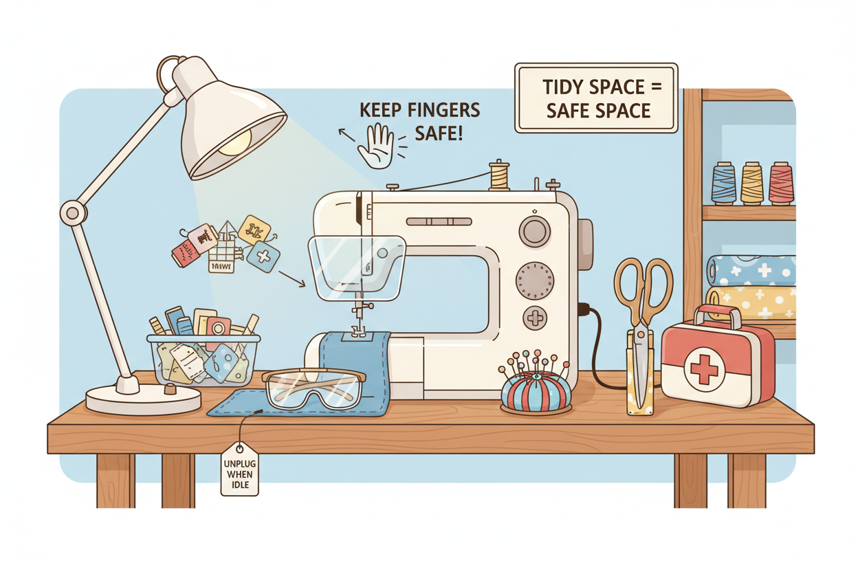 Sewing Safety Tips: Stay Safe While You Sew – Johnson Heirloom