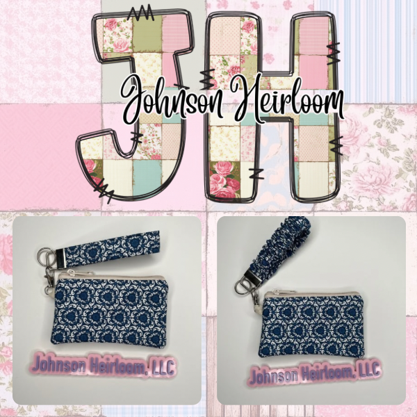 Coin Purse/Card Holder with wristlet
