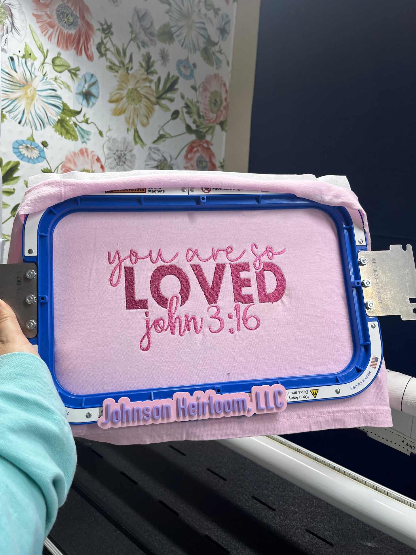 You are so Loved- John 3:16 embroidered T-Shirt/Crewneck