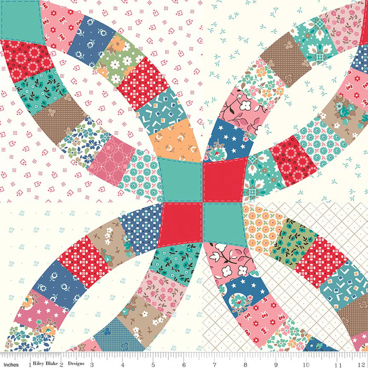 WIDE BACK HOME TOWN WEDDING PRINT MULTI 3-YARD PACKAGE