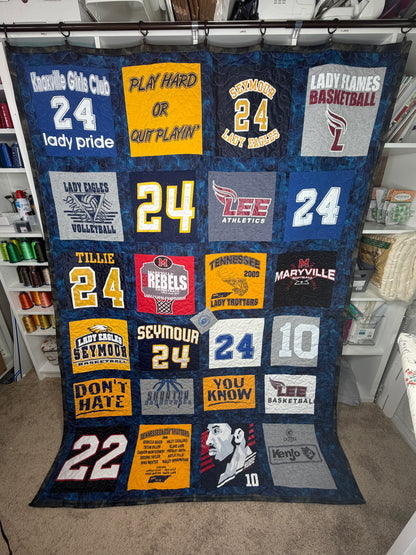 Memory Keepsake T-Shirt Quilt – Custom Handmade Blanket