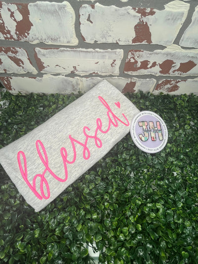 Blessed embroidered T-Shirt/Crewneck Johnson Heirloom