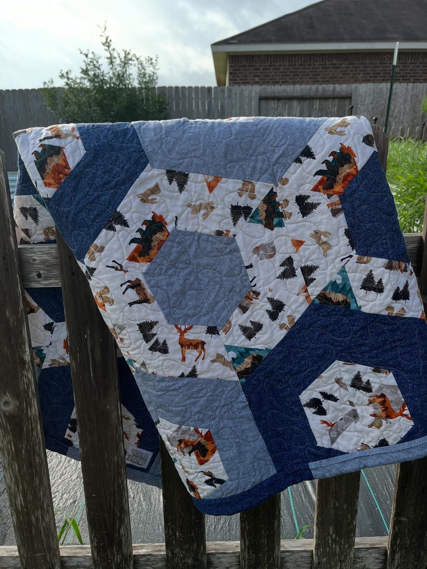 Custom Memory Quilt (made from clothes) Johnson Heirloom