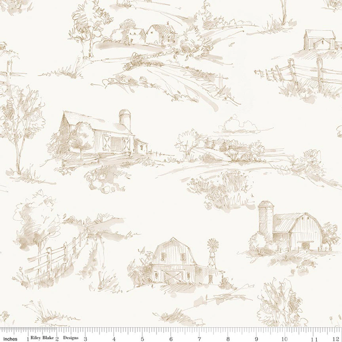 WIDE BACK COUNTRYSIDE SCENERY SAND 3-YARD PACKAGE