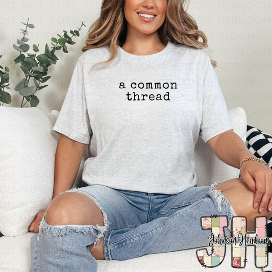 a common thread Printed T-Shirt/Crewneck