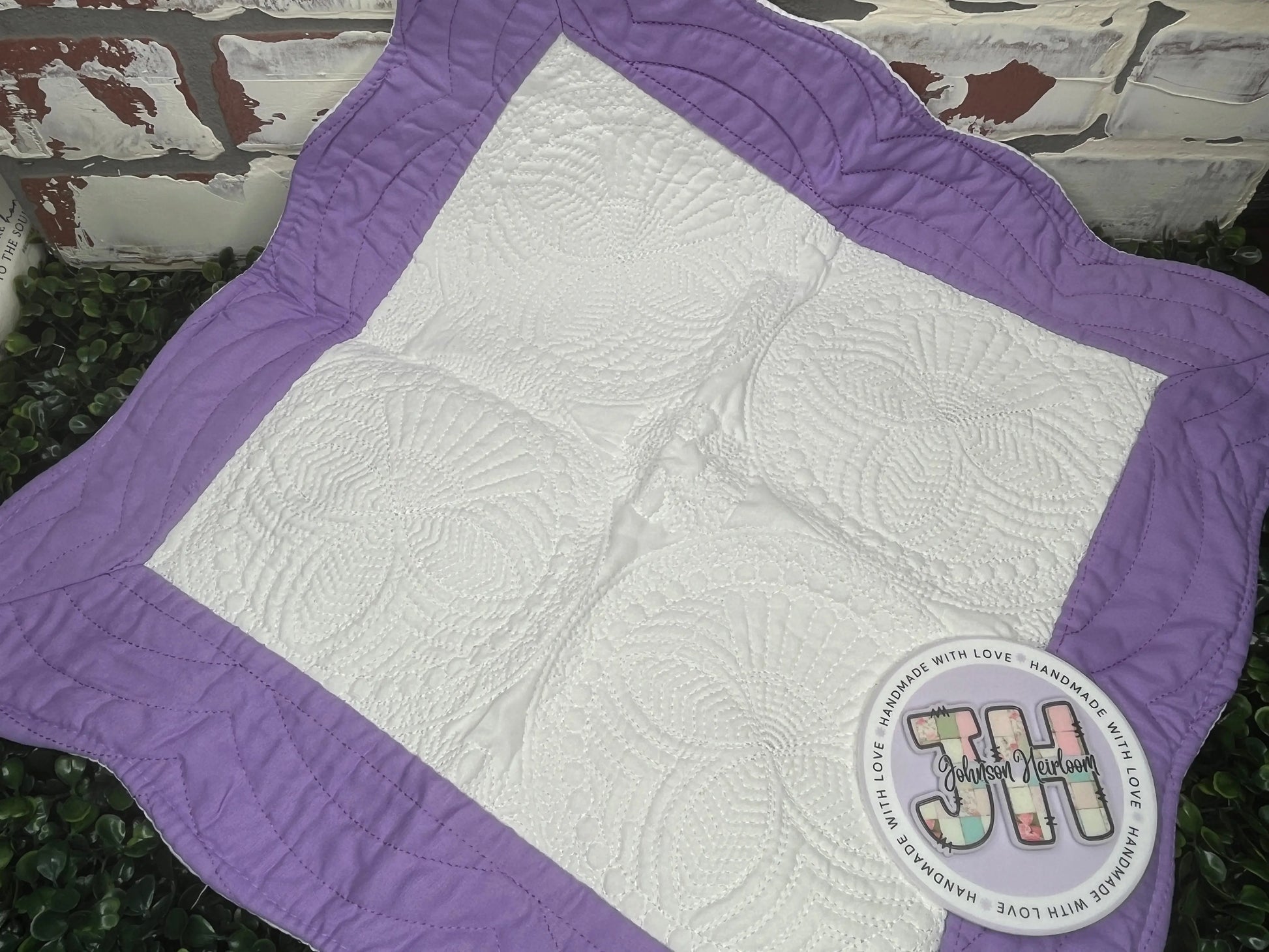Birth Announcement Embroidered Nursery Pillow Case Johnson Heirloom