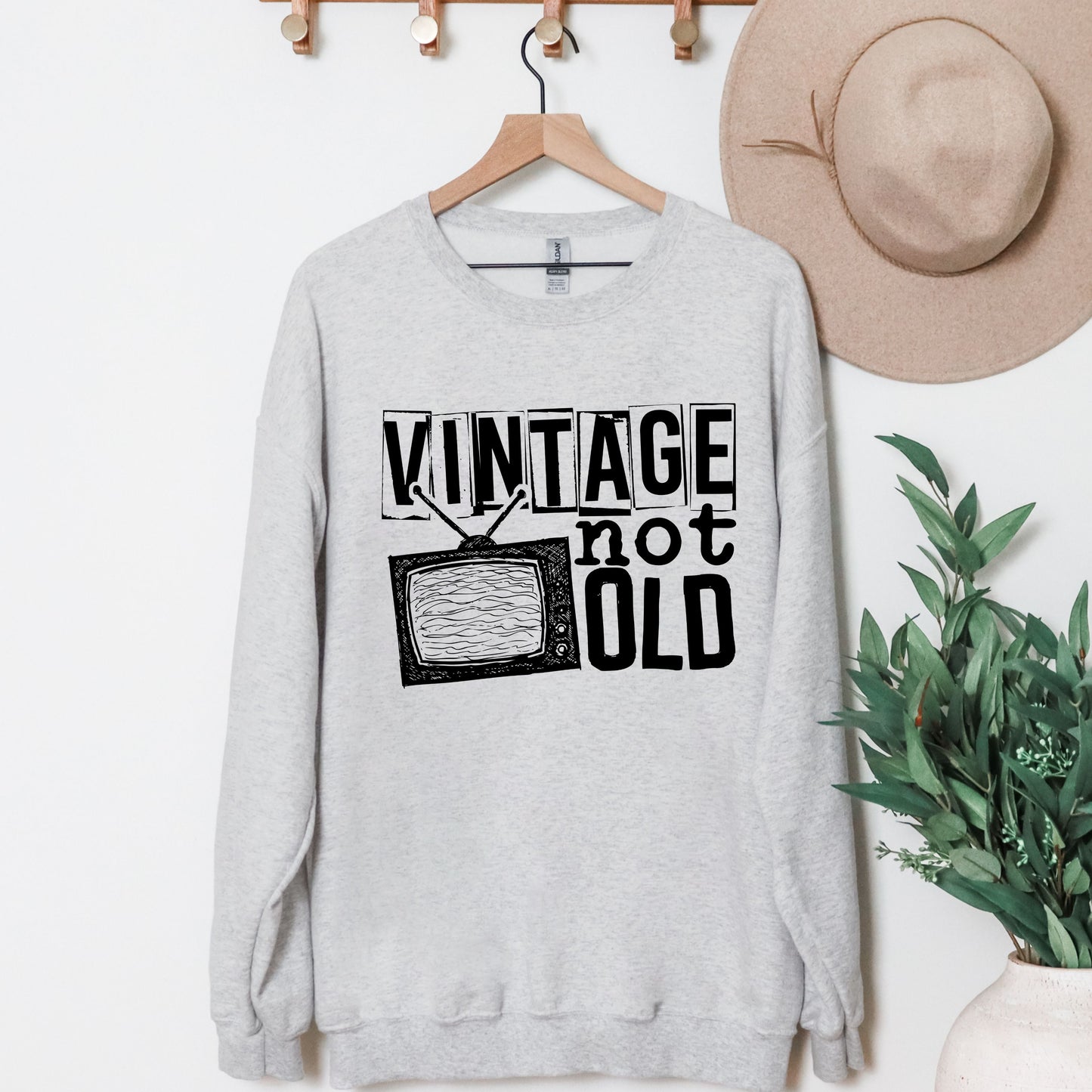 ✨ Vintage-Inspired (Not Old) T-Shirt & Crewneck | Retro Style, Modern Comfort ✨