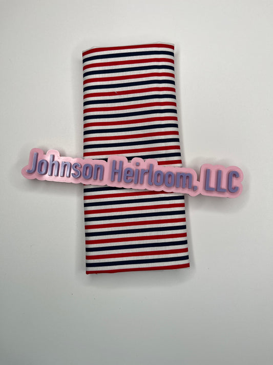 1/8" Stripe Patriotic FABRIC (Quarter Yard increments)