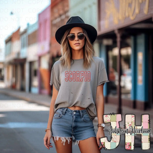 Zodiac embroidered T-Shirt/Crewneck Johnson Heirloom